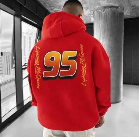 Sudadera Rayo McQueen Cars - Adulto